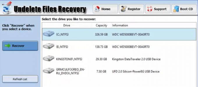 Восстановление данных с помощью Any Data Recovery Pro